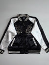 Dogtown Black Dragon Satin Souvenir Jacket Fully Embroidered dragon (L/XL)