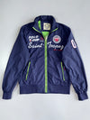 Nagata Collection Saint-Tropez Polo Cup Navy Sailing Bomber Jacket with Hidden Hood (L)