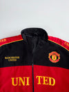 Manchester United Black Red Track Embroidered Jacket (2Xl/3Xl)