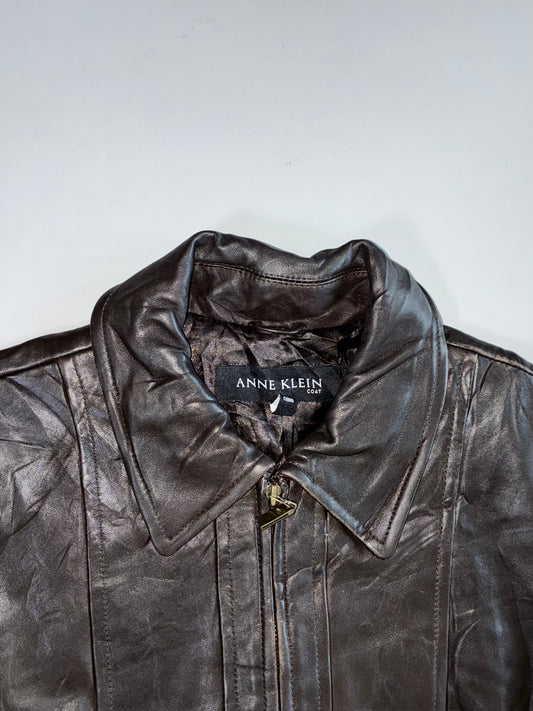 Anne Klein Premium Original Leather Jacket Womens (S)