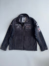 Camp David | Grey Authentic Brand Fleece Jacket Fully Embroidered | (L)