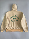 Vintage Carhartt Active Hooded Jacket With Embroidered Back Text L-30,C-63