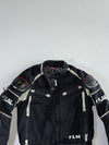 FLM Hardshell Armored Textile Motorcycle Jacket (XS)