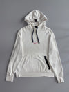 Nike Embroidered Swoosh Zip-Pocket Hoodie – Off-White (XL)