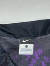 Y2K Nike Black & Purple Windbreaker Jacket – Mesh Lined – Made in Hong Kong (S)