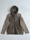 Patagonia Deep Pile Fleece Hooded Jacket – Brown (L)
