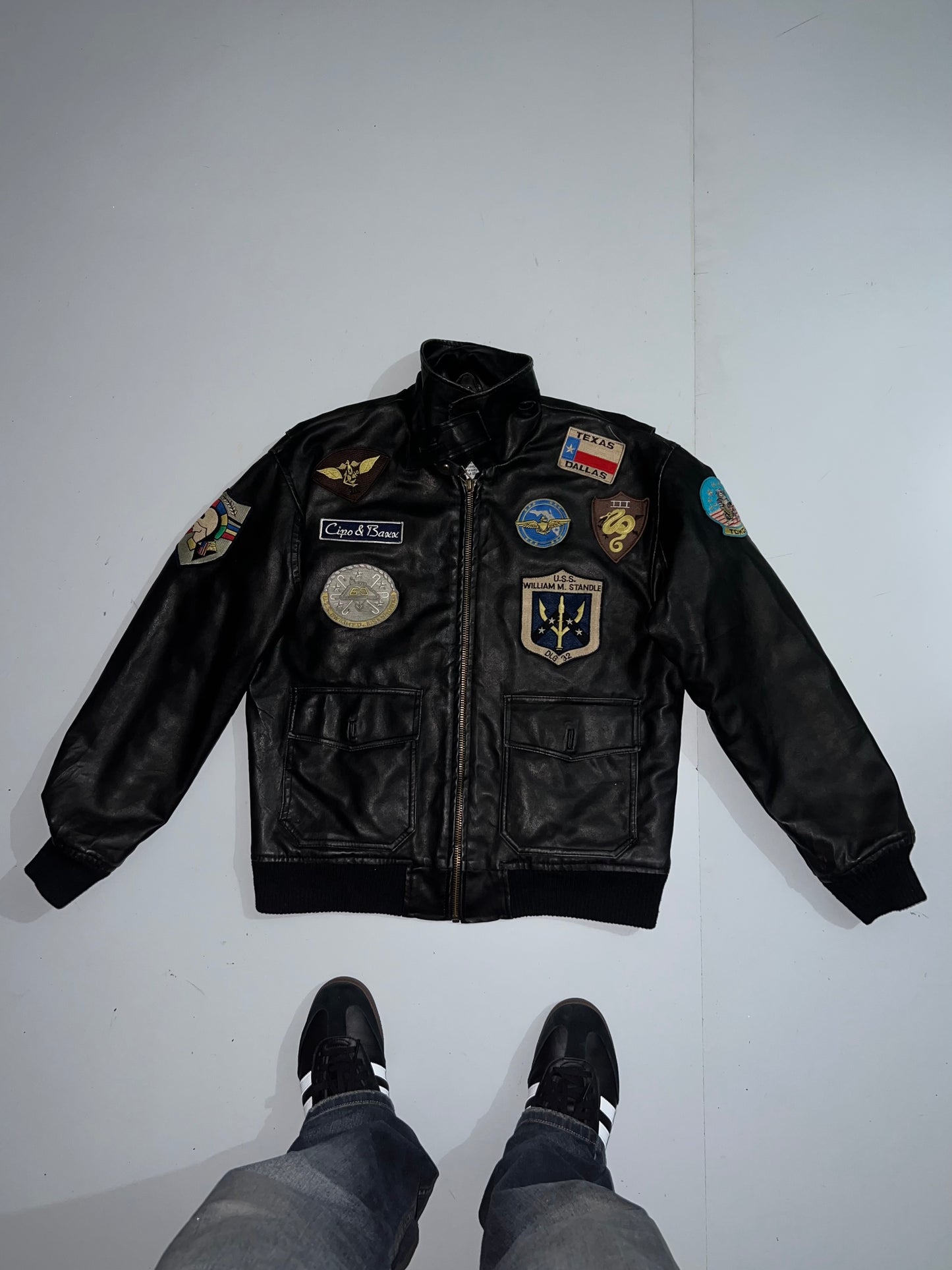 ZSuper (RARE) Original Leather Jacket (RARE FIND) (M/L)