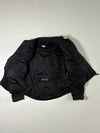 Shift Black Mesh Motorcycle Jacket with Contrast Piping PADDED (M)