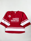 Forest Hill Hockey Association Red & White Hockey Jersey, Singer Kwinter (5XL/6XL)