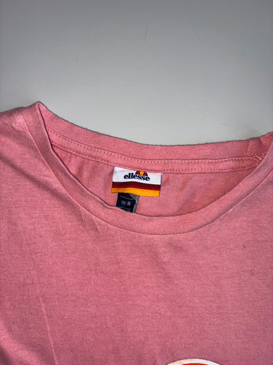 Ellesse Logo T-Shirt – Dusty Pink  (M)