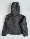 Hollister All-Weather Charcoal Grey Fleece-Lined Hooded Jacket(XL)
