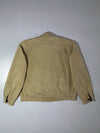 Vintage Polo Ralph Lauren Beige Harrington Zip Jacket | Classic Cotton Swing Jacket  (L)