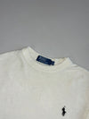 Polo Ralph Lauren Cream Crewneck Cotton Knit Sweater (S)
