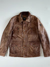 Engbers Premium Original Bomber Leather Jacket (L/XL)