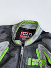 IXS Motorcycle Fashion | Aggressive Colorblock | Leather Moto Jacket (Paded)(M)