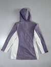Columbia | Purple & White Colorblock Hooded Rain Jacket Women's | (M)