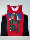 Vintage WWF Attitude Stone Cold Red Mesh Tank Top (L)