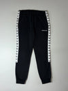 Adidas Originals | Black Trefoil Taped Side Stripe Joggers | (W:33) (L:40)