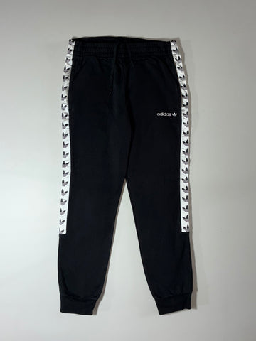 Adidas Originals | Black Trefoil Taped Side Stripe Joggers | (W:33) (L:40)