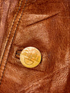 Vintage SH Galina Brown Leather Western Vest (S)