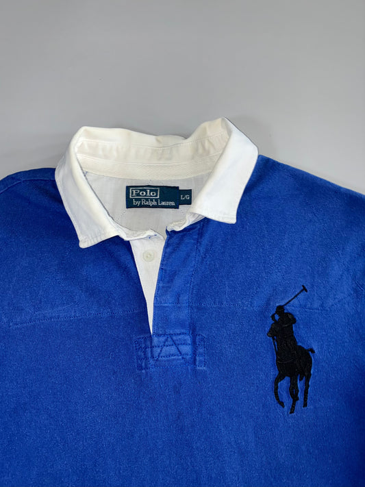 Polo Ralph Lauren Original Full Sleeves Embroidered Logo Premium T-shirt (XL)