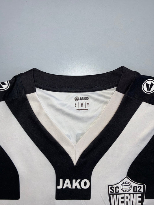 Jako SC 02 Werne German Club Football Jersey – Black & White (M)