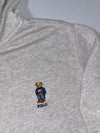 Polo Ralph Lauren Bear Logo Zip-Up Hoodie –Grey, Size (M)