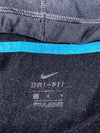 Nike Dri-Fit "Just Do It" Sleeve Print Pullover Hoodie – Black/Blue (M)