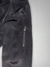 Vintage Only Black Satin Bomber Jacket (S)