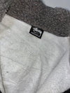 Stüssy Sherpa Fleece Zip Jacket with Nylon Chest Pocket – Grey (L)