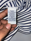 Polo Ralph Lauren Striped Custom Fit Polo (Navy/White) (L)