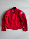 Joe Rocket Riding Jacket – Joe Rocket “Rocket Girl” Red Textile Motorcycle Jacket (PADDED)  (S)