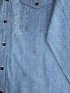 Tommy Hilfiger Indigo | Chambray Double Pocket Shirt | (XL)