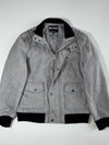Bés Carol Wool-Blend Bomber Jacket – Grey (L)