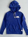 Roots Canada Beaver Logo Sleeve Print Pullover Hoodie Royal Blue (S)