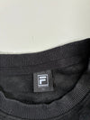 FILA Black Velour Embroidered Logo Sweatshirt – (S)