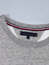 Tommy Hilfiger Est. 1985 Sweatshirt Grey crewneck with embroidered logo, (L)