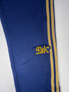 Adidas Navy & Gold 3 Stripe Track Pants – D&K Patch – (W:31) (L:43)