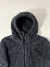 Blackyak Charcoal Sherpa Fleece Zip Hoodie (M)