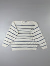Lacoste Striped Ribbed Knit Crewneck Sweater (XL)