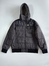 Big Train Osaka “Puffer Jacket Grey Sherpa-Lined Hood (XL)