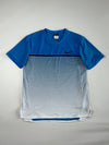 Nike | Blue Striped Dri-FIT Tennis Tee | (L)