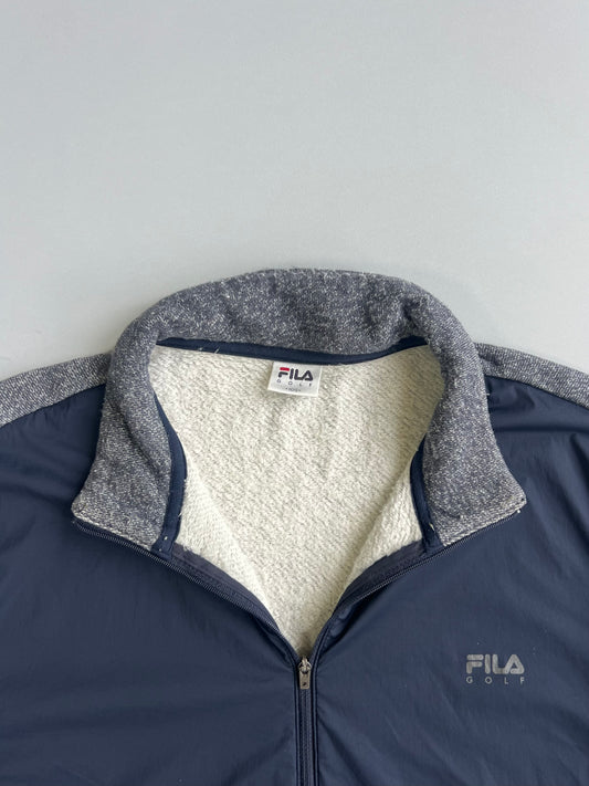Fila Golf Hybrid Fleece-Lined Half-Zip Pullover Sweatshirt (L)