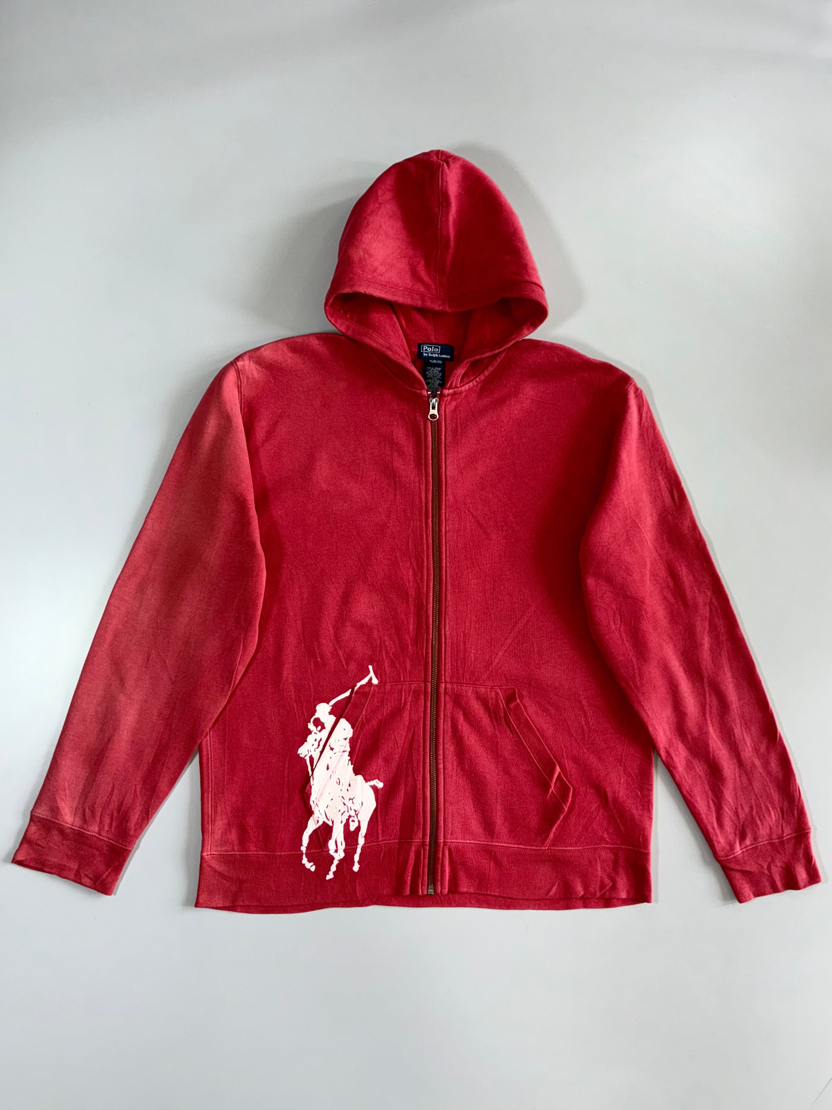 Polo Ralph Lauren Big Pony Zip Hoodie (L/XL) – Drip Drop Attire