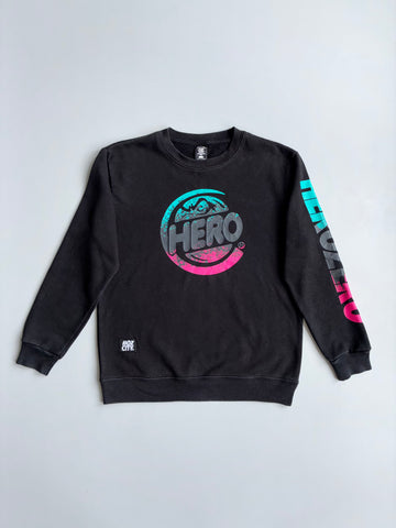Hero or Zero | Hero Graphic Crewneck Black | (M)