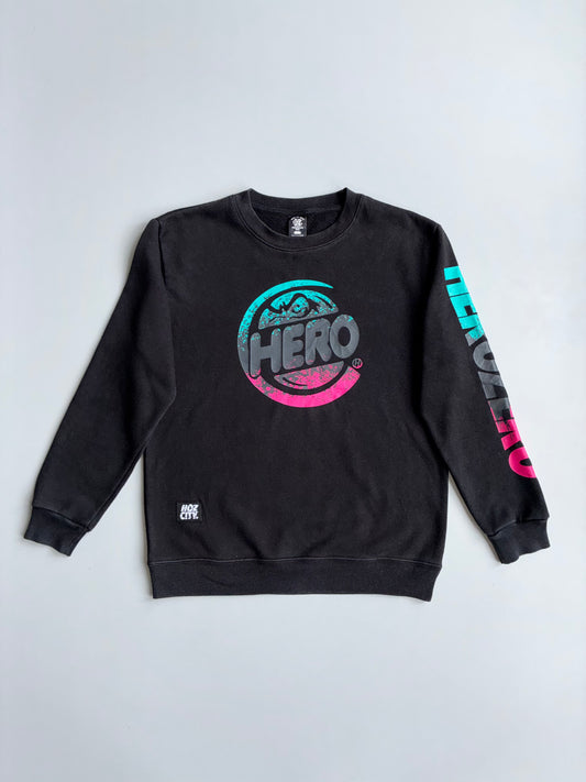 Hero or Zero | Hero Graphic Crewneck Black | (M)
