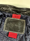 Angelo Litrico Leather Café Racer Jacket – Black (M)