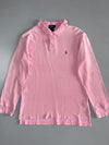 Polo by Ralph Lauren Pink Long-Sleeve Polo (S)