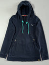 Puma Sportlifestyle | Black Pullover Hoodie with Mint Drawstrings | Women’s  (M)
