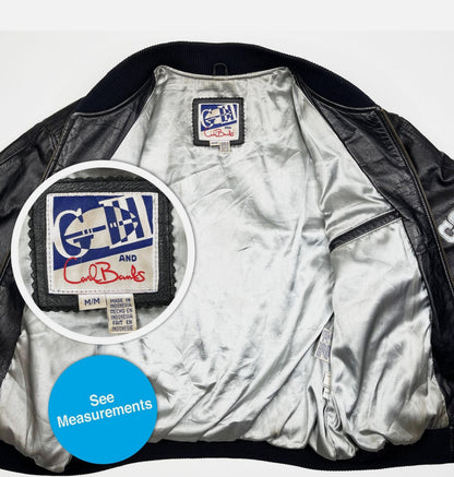 ZVintage Dallas Cowboys (Original Leather Jacket) • 90s NFL G-III Carl Banks